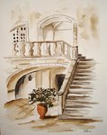 Presbyt&egrave;re de Goult  40X50  