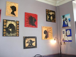 Expo au caf&eacute; du th&eacute;&acirc;tre &agrave; Alen&ccedil;on