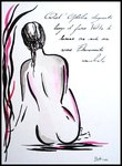 Poesia  24X30  50�  Encre de chine sur papier